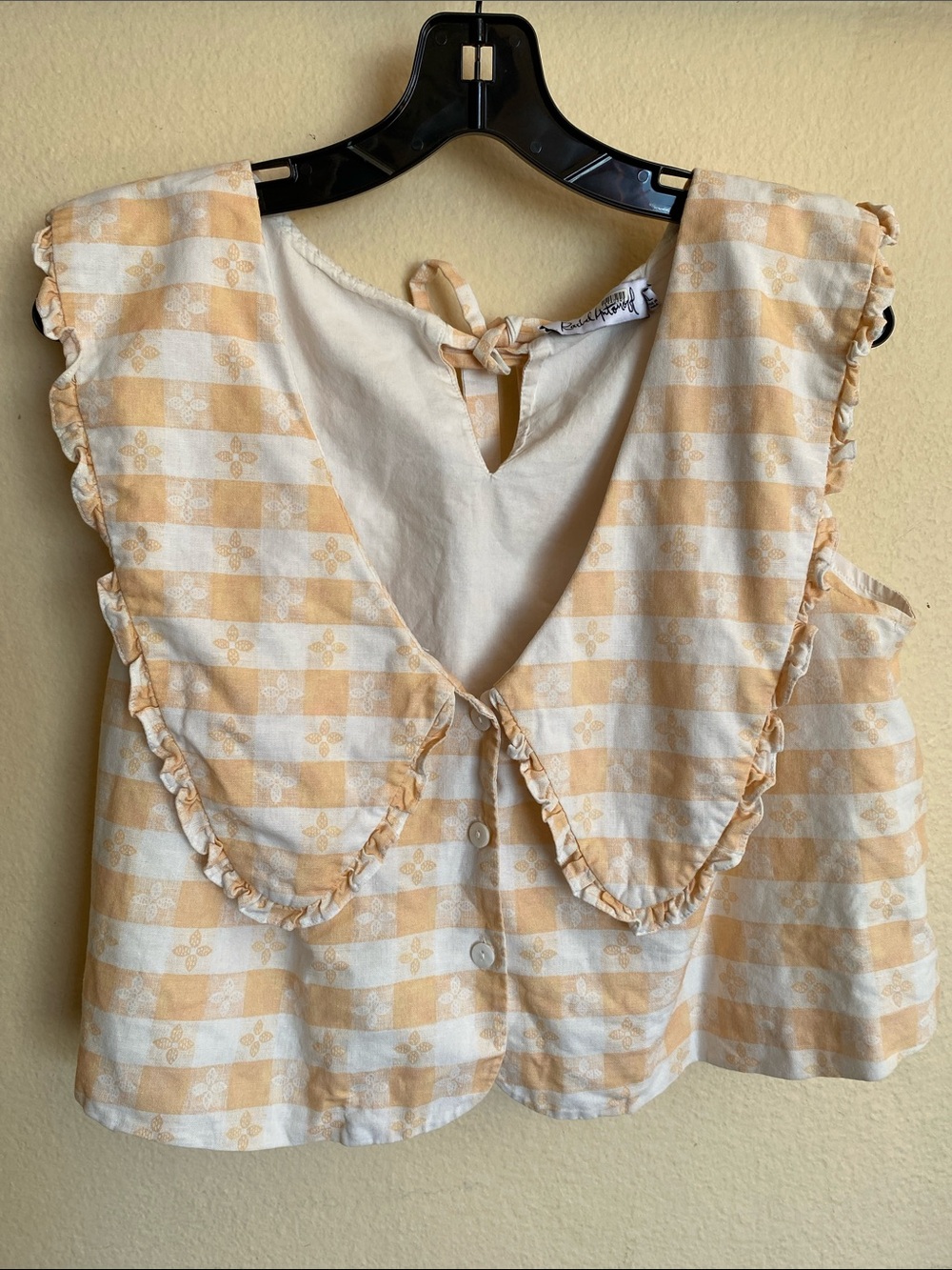 Rachel Antonoff Apricot Georgia Top